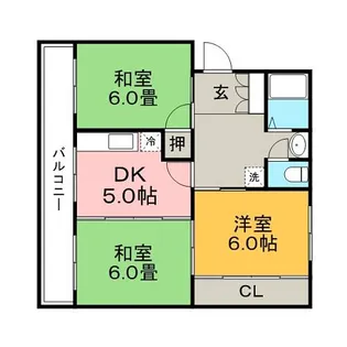 第1オーキッドビル【3階】の間取り