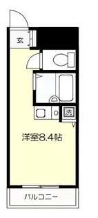 モンテベルデ第2横浜【2階】の間取り
