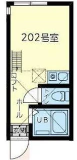 ラスタ横浜上星川【2階】の間取り
