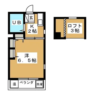 シックヴィラヨーコーIII【1階】の間取り