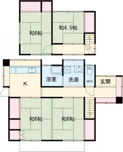 群馬県高崎市上里見町【一戸建】の間取り
