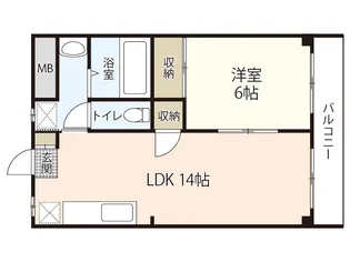 メゾンド山崎【3階】の間取り