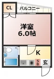 西翠ビル【3階】の間取り