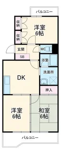 コトブキマンション【3階】の間取り