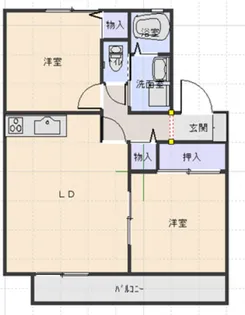 ベル・フルール【2階】の間取り