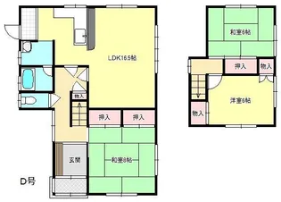 青森県八戸市湊高台7【一戸建】の間取り
