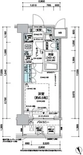 東京都大田区南蒲田2【マンション】の間取り