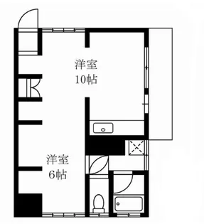 ビューハイム横浜【1階】の間取り
