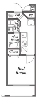 ユーレジデンス西大井【4階】の間取り