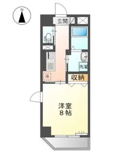 グラン ソート 柳町【8階】の間取り