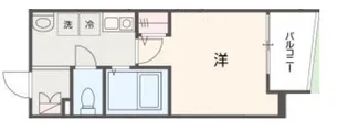 1Kの間取り画像