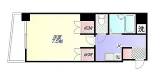 東京都新宿区津久戸町【マンション】の間取り