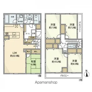 東京都世田谷区代沢2【一戸建】の外観