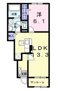 グラン・アーブルVIII【1階】の間取り
