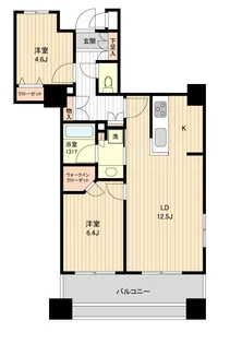 HF銀座レジデンスEAST【8階】の間取り