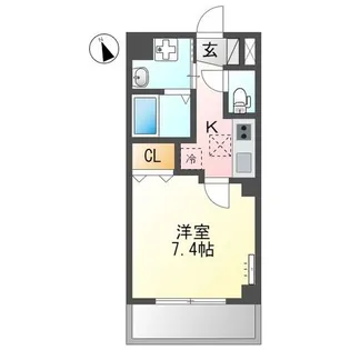 グランチェスタ【1階】の間取り