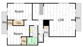HOLLY HOUSE【1階】の間取り