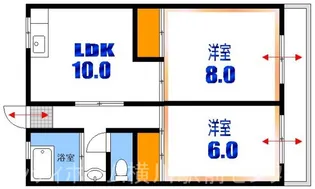 市川ビル【2階】の間取り
