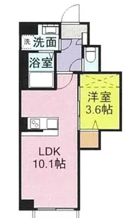 ファウンテンガーデン三島【2階】の間取り