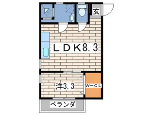 ダイユー38番館【1階】の間取り