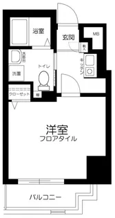 グリフィン横浜・セントラルステージ【8階】の間取り
