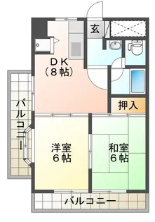 飯尾ビル【4階】の間取り