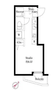 東京都荒川区東尾久3【アパート】の間取り
