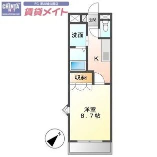 パレディオンハウス【2階】の間取り