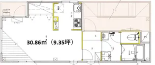 小谷ハイツ【4階】の間取り