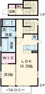 リビングタウンSAKURAII【2階】の間取り