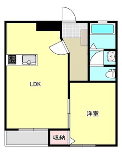 フラワーハウスK【2階】の間取り