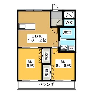 グラン・シャリオ【1階】の間取り
