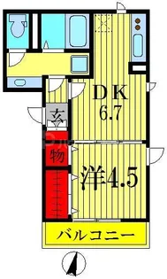 ヴィラ・マウントコーストII【1階】の間取り