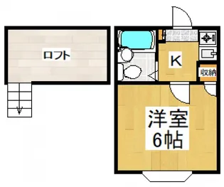 ペアパレス新堀【1階】の間取り