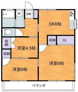 シティハイムグリーン【2階】の間取り