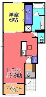 サクラ平II【1階】の間取り