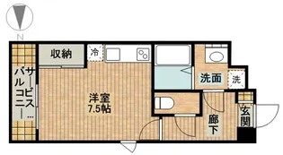 プレイスマーサ【2階】の間取り