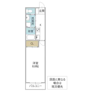 マンションTAIRA II【3階】の間取り