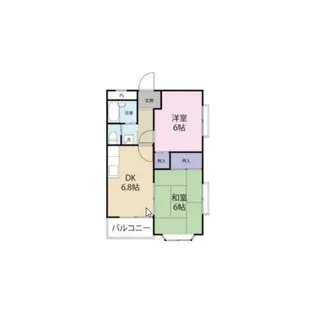 大阪府堺市西区鳳西町2【マンション】の間取り