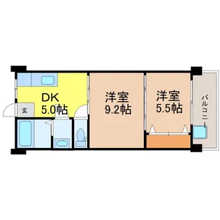 愛知県名古屋市東区白壁3【マンション】の間取り