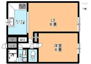 埼玉県川口市金山町【アパート】の間取り