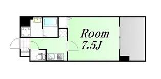 大阪府大阪市淀川区三国本町1【マンション】の間取り
