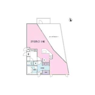 東京都渋谷区恵比寿南2【マンション】の間取り