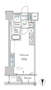 JP noie 西蒲田【9階】の間取り