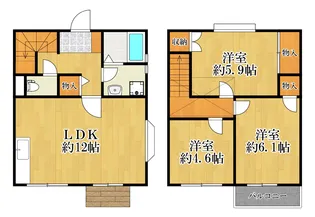 神奈川県横浜市神奈川区片倉5【一戸建】の間取り
