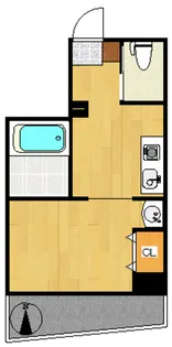 第131新井ビル【5階】の間取り