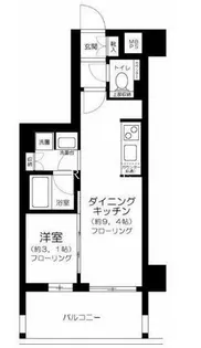 クリオ元浅草【8階】の間取り