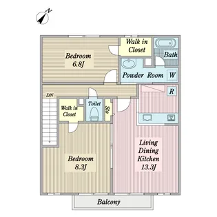 エミール北葛西の間取り