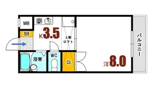 広島県広島市安芸区中野東6【マンション】の間取り