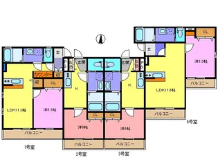 コーポわのたか【1階】の間取り